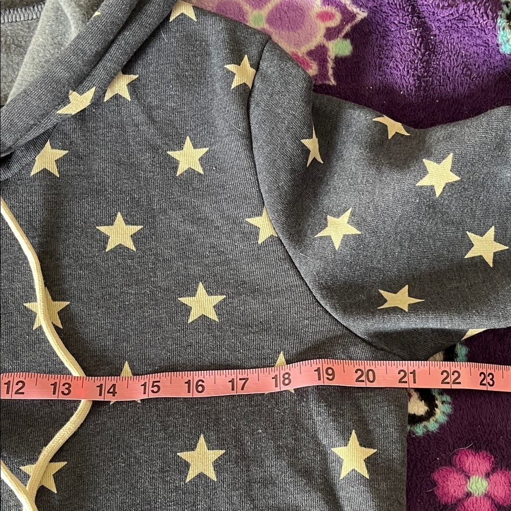 Alternative Star Pattern Hoodie - Dark Blue and White Size XL NWOT - Picture 6 of 8